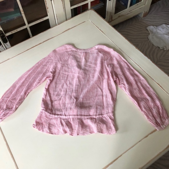 Rails Marti Scarlet Striped Drawstring Waist Top - Picture 8 of 8